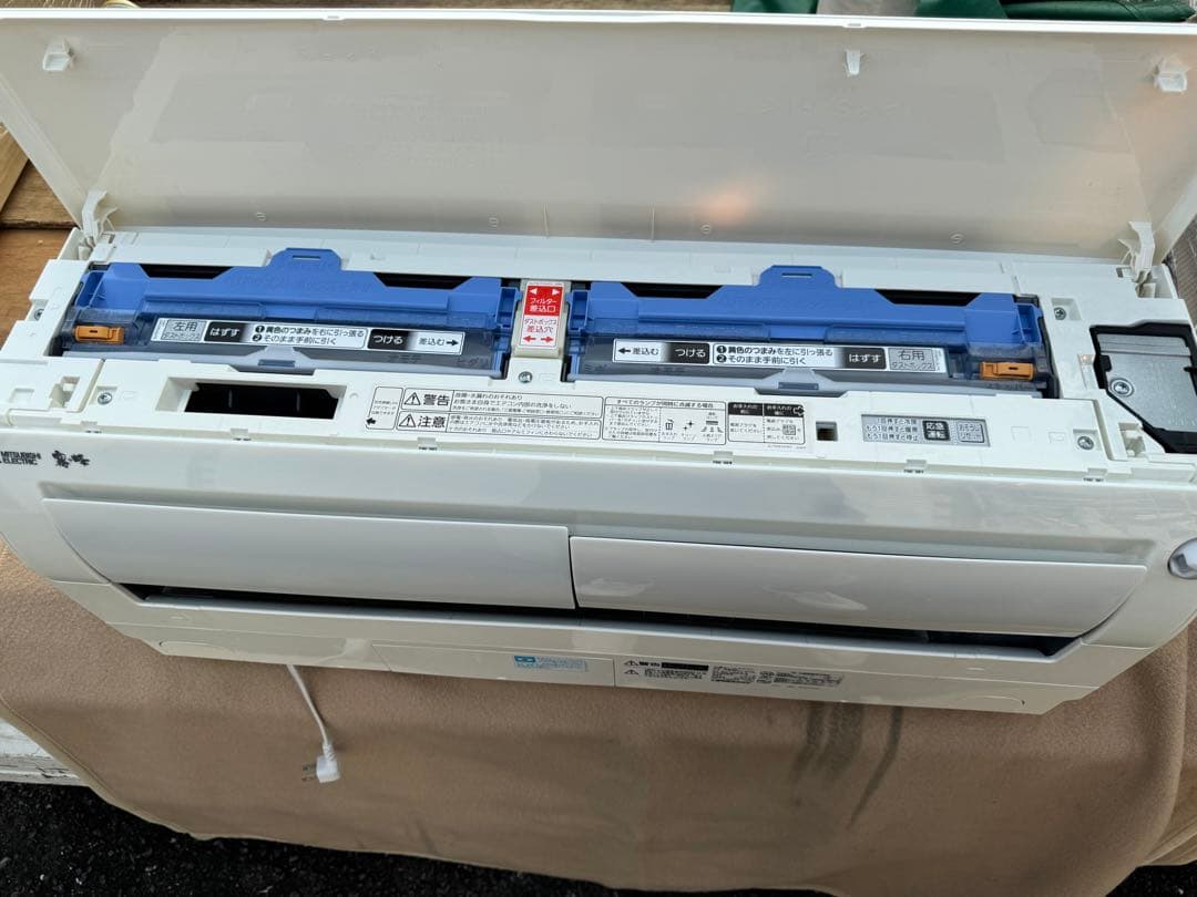 室外機も送料込 三菱 お掃除 エアコン 10畳用 クーラー 2.8kw 霧ヶ峰