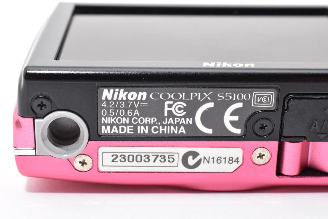 美品)Nikon COOLPIX S5100ニコン デジカメ ピンク#954 - メルカリ