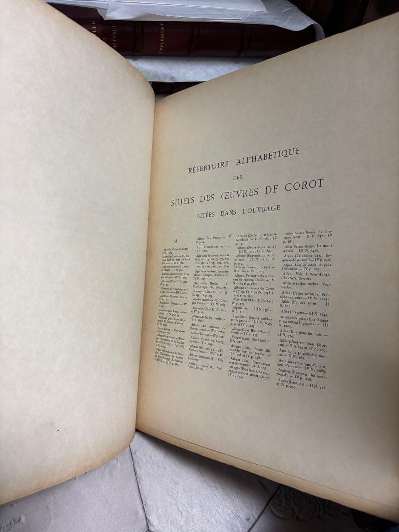 L'OEUVRE DE COROT カミーユ・コロー カタログ・レゾネ - メルカリ