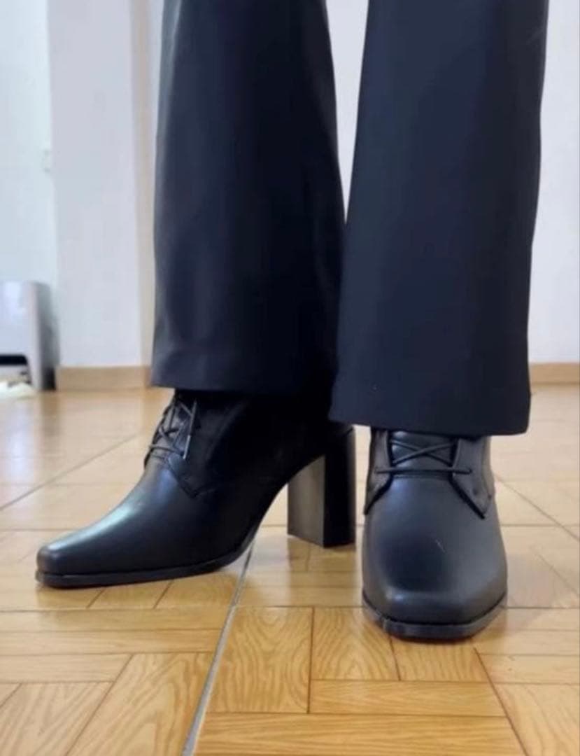 【試着のみ新品】20cmシークレットブーツ シークレットブーツ 10cmアップ シークレットシューズ kk5-500-w