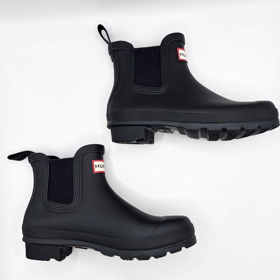 ほぼ新品✨HUNTER ハンター レインブーツ ショート丈 22cm UK3 - メルカリ