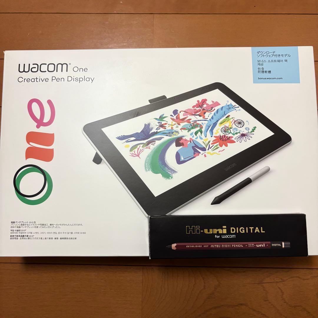 液タブ・ペンタブ Wacom One ワコムからUSB Type-C1本で使える液タブが登場！1万円台のエントリー