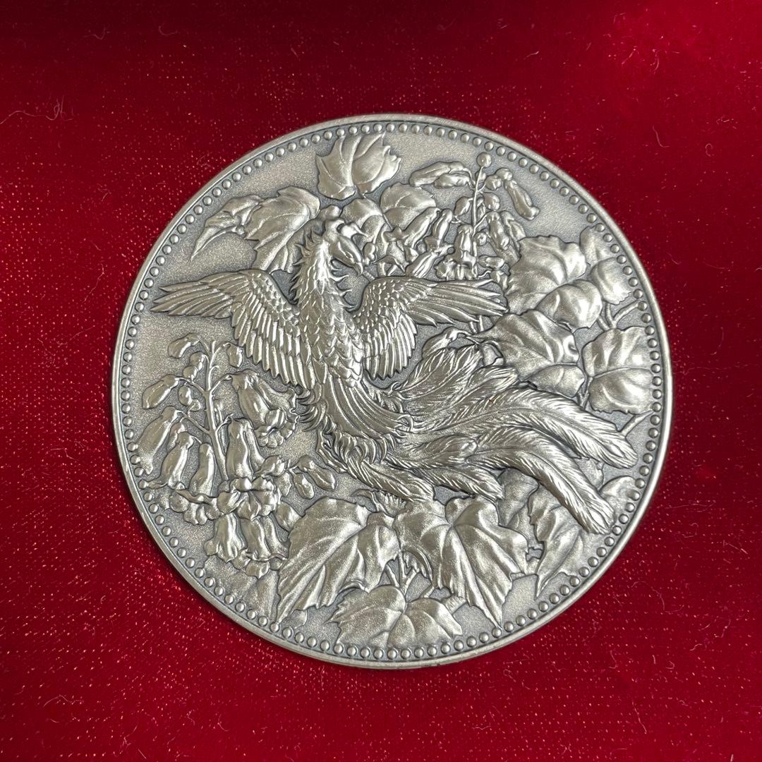 【美品】1982年 500円白銅貨幣発行記念メダル　純銀メダル Yahoo!オークション - 純銀メダル 1982年五百円白銅貨幣発行記念メダル