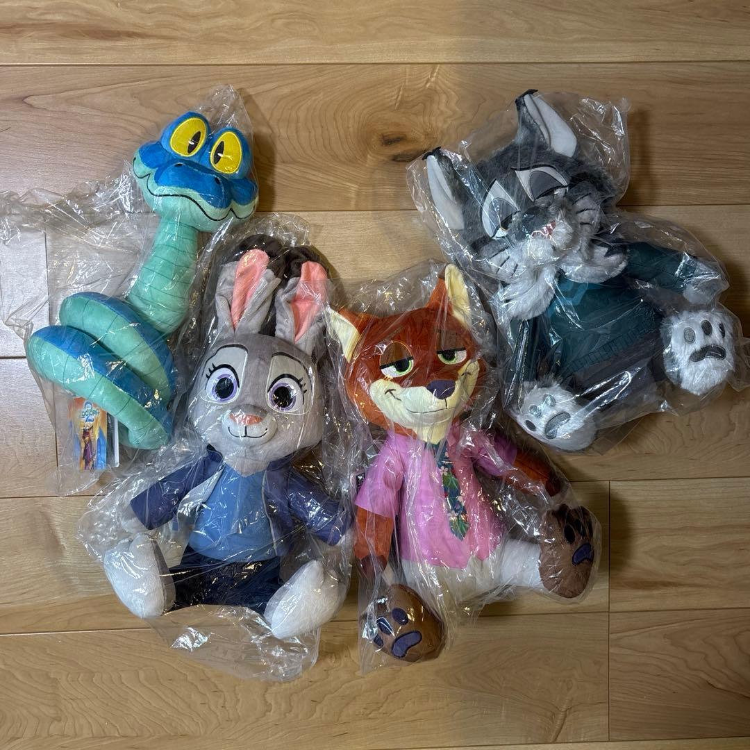 未開封 ズートピア2 Lぬいぐるみ　ニック ジュディ ゲイリー パウバート ズートピア2 Lぬいぐるみ ニック ジュディ パウバート ニブルズ