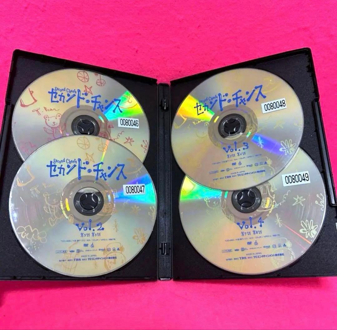 セカンド・チャンス DVD 全7卷 レンタル 田中美佐子 赤井英和 堂本剛