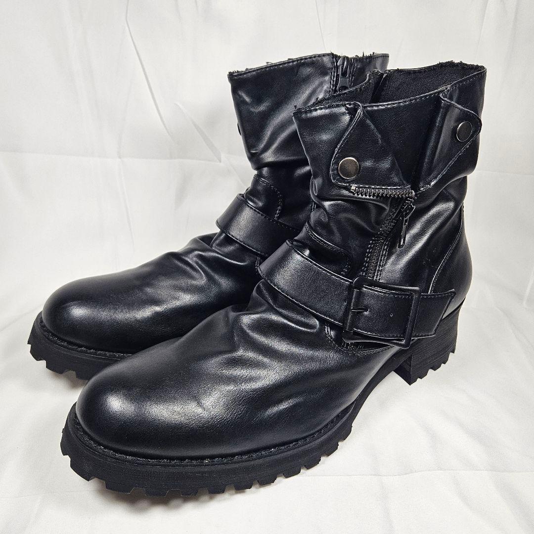 【美品】BOREDOM ボアドム サイドジップ ブーツ ブラック 27cm BOREDOM（ボアダム） ブーツ メンズ : ZOZOTOWN Yahoo!店 - 通販