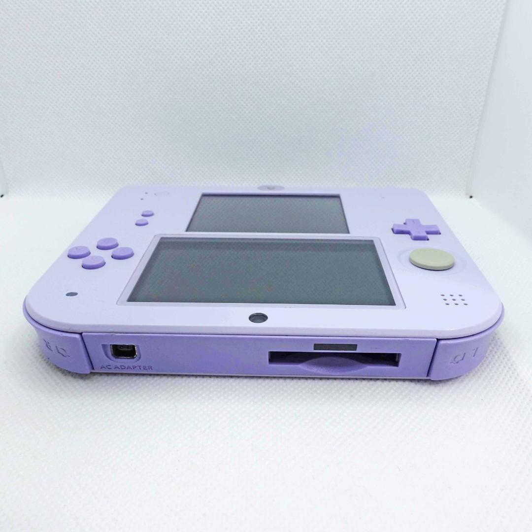ニンテンドー2DS ラベンダー +SDカード+電源 - メルカリ
