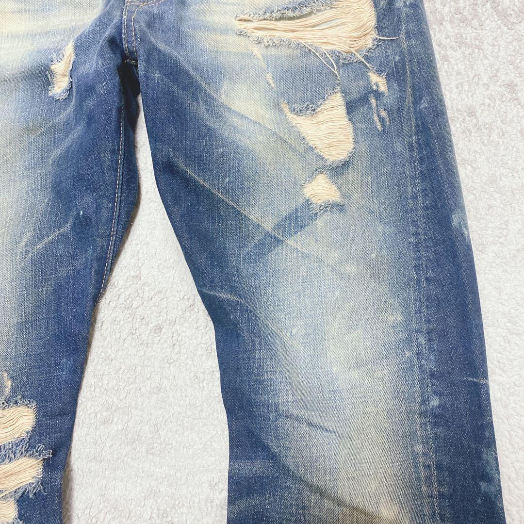 DISQUARED2 size46 71LA338 クラッシュド加工／イタリア製