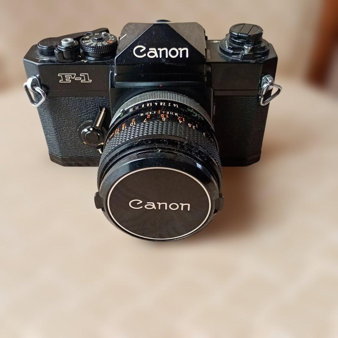Canon F-1 一眼レフカメラ 50mmレンズ付き - メルカリ