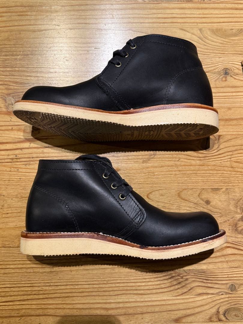 Chippewa 4025 BLK チペワ チャッカブーツ ブラック US8.5 - メルカリ