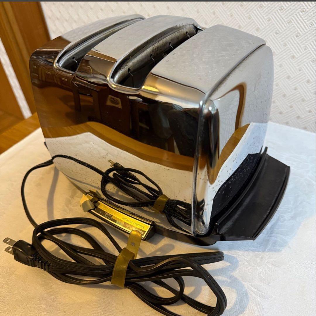 USA製 80年代 サンビーム クラシック レトロ トースター 鏡面 稼働品