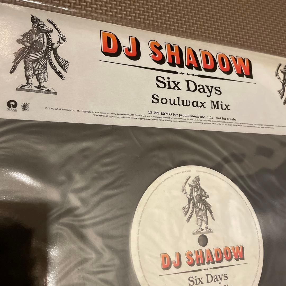 DJ SHADOW six days レコード soulwax mix - メルカリ