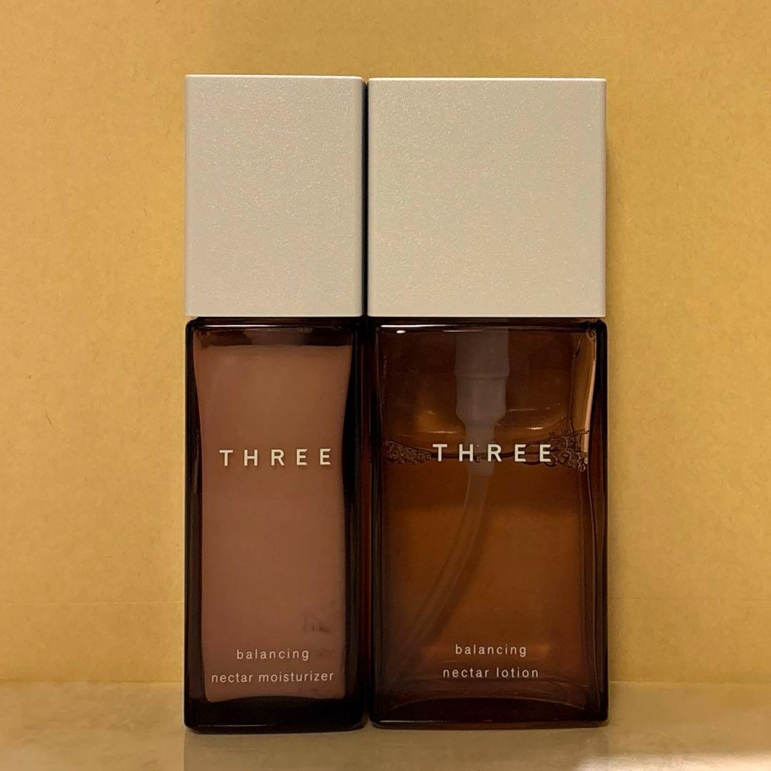 THREE バランシング 化粧水と乳液のセット - メルカリ
