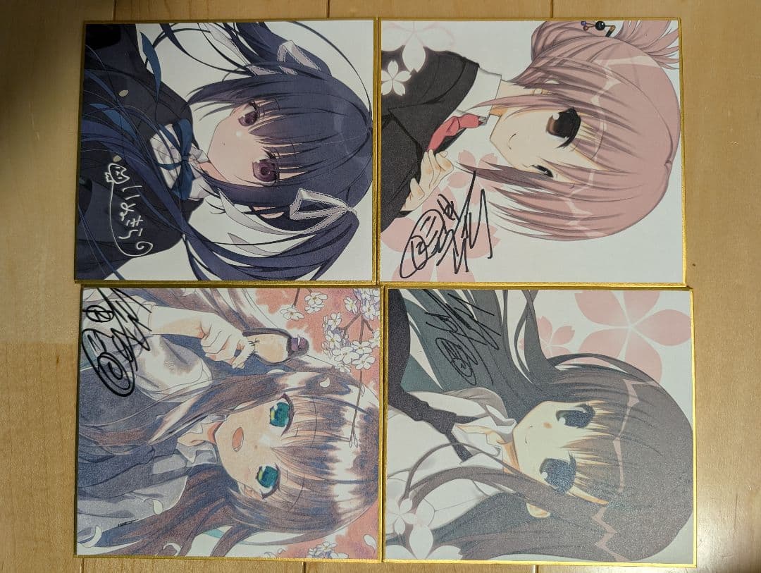 枕 サクラノ刻　特典ミニ色紙 4枚セット 2026年最新】サクラノ刻 色紙の人気アイテム - メルカリ