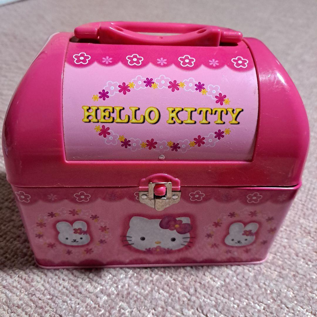 SANRIOハローキティ 2001年製 缶ケース リボン ハナ キティバッグ