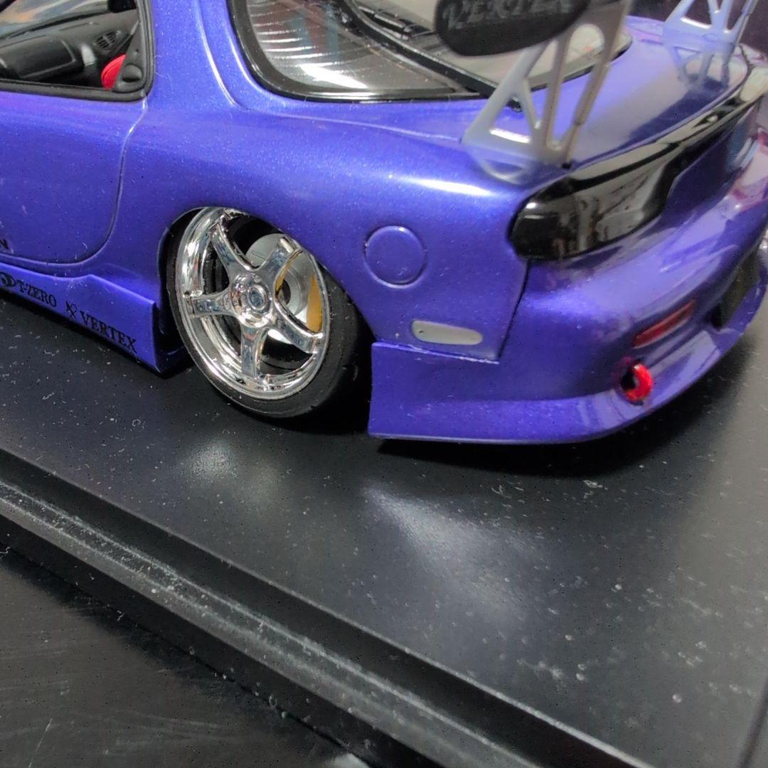 パープル FD3S RX-7 完成模型 点灯あり - メルカリ
