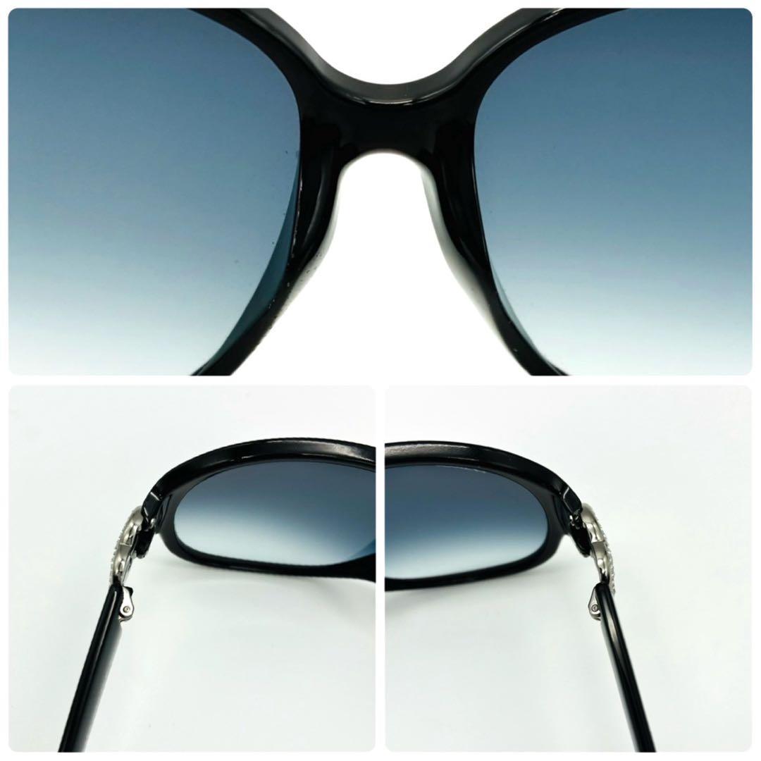 GUCCI グッチ サングラス GG ラインストーン ハート ブラック ケース付