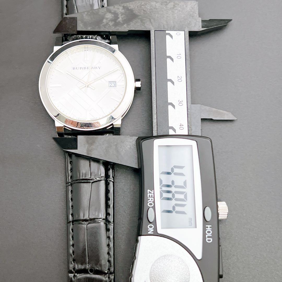 保証書付】バーバリー クォーツ メンズ腕時計 ノバチェック ドレス