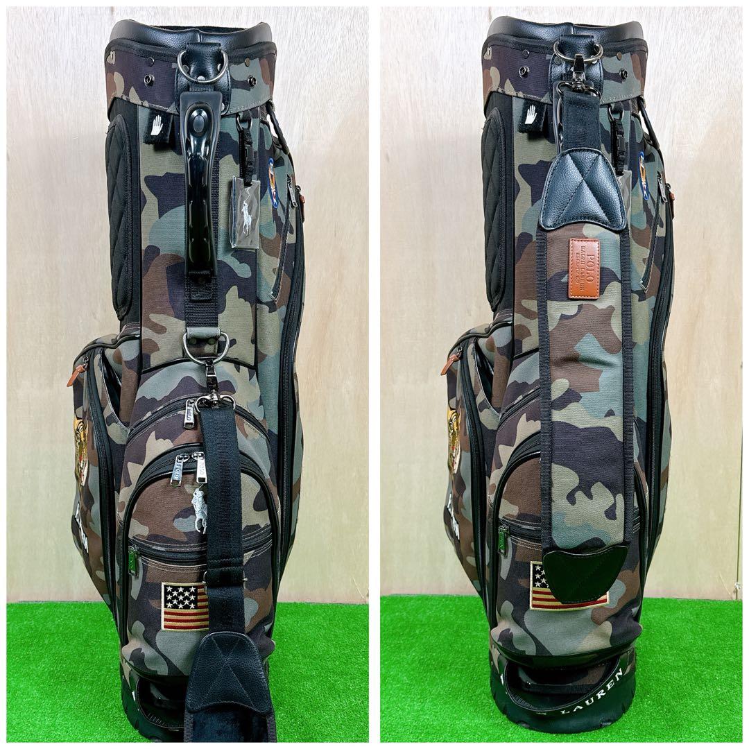 ラルフローレン RLX 迷彩柄 キャディバッグ スタンド式 ヘッドカバー