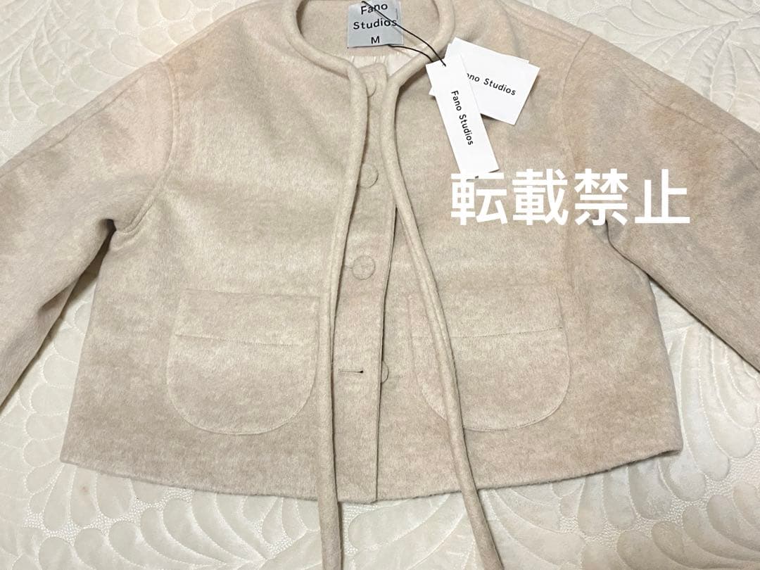 即購入❌Fano Studiosリボンタイ ショートウールコートFQ24W101 - メルカリ