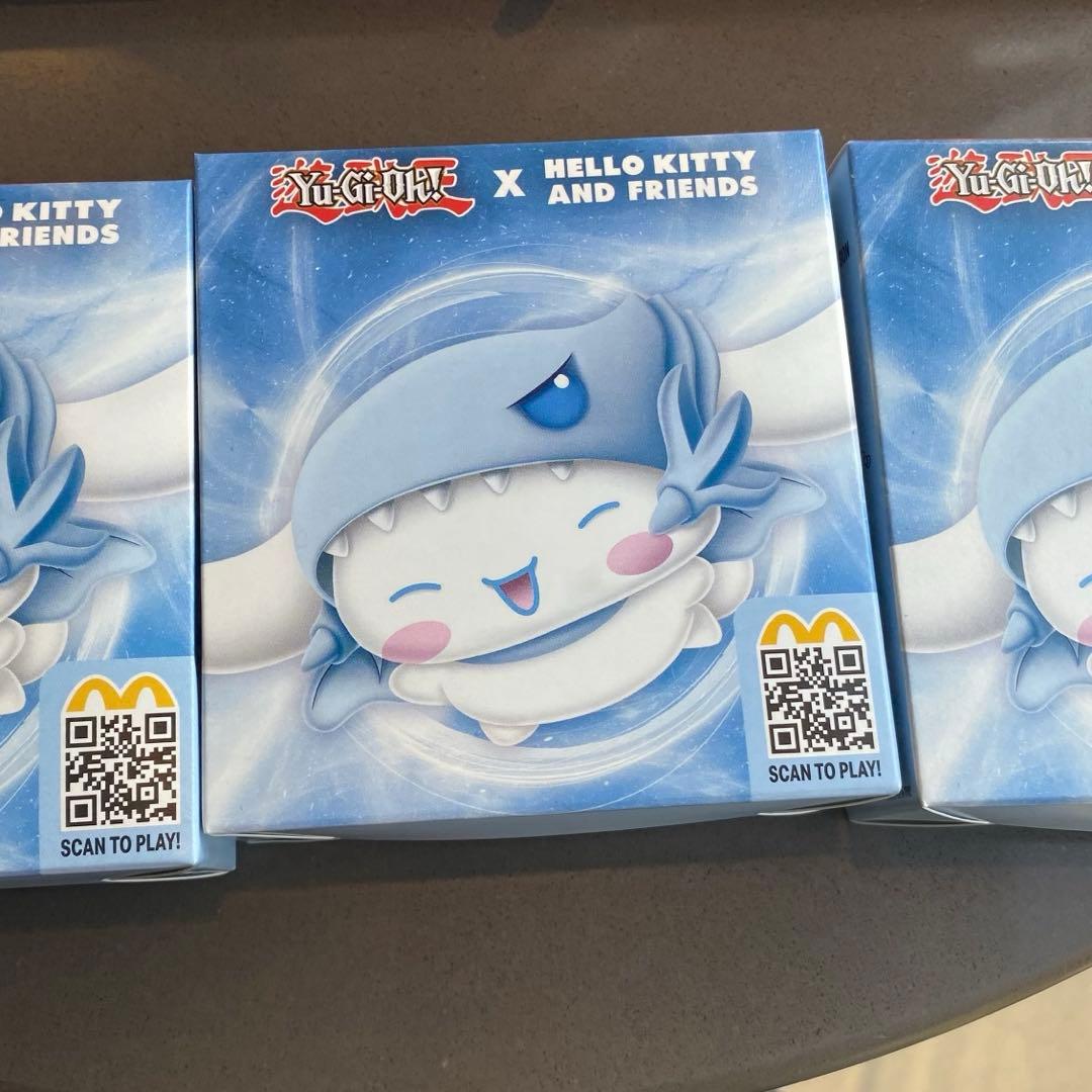 海外 マクドナルド 限定 遊戯王 サンリオ シナモロール シナモン