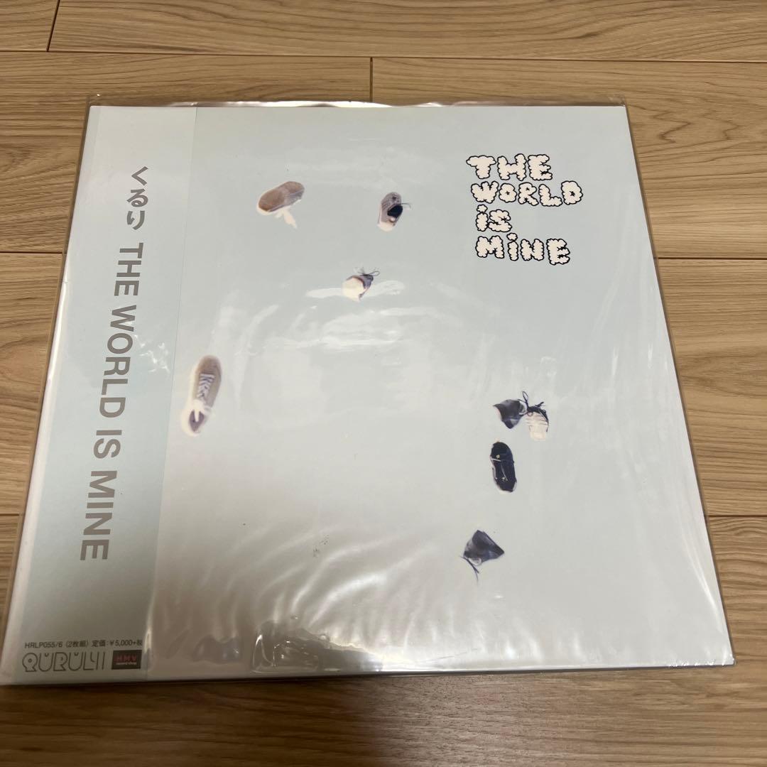 くるり THE WORLD IS MINE アナログ LP レコード帯付