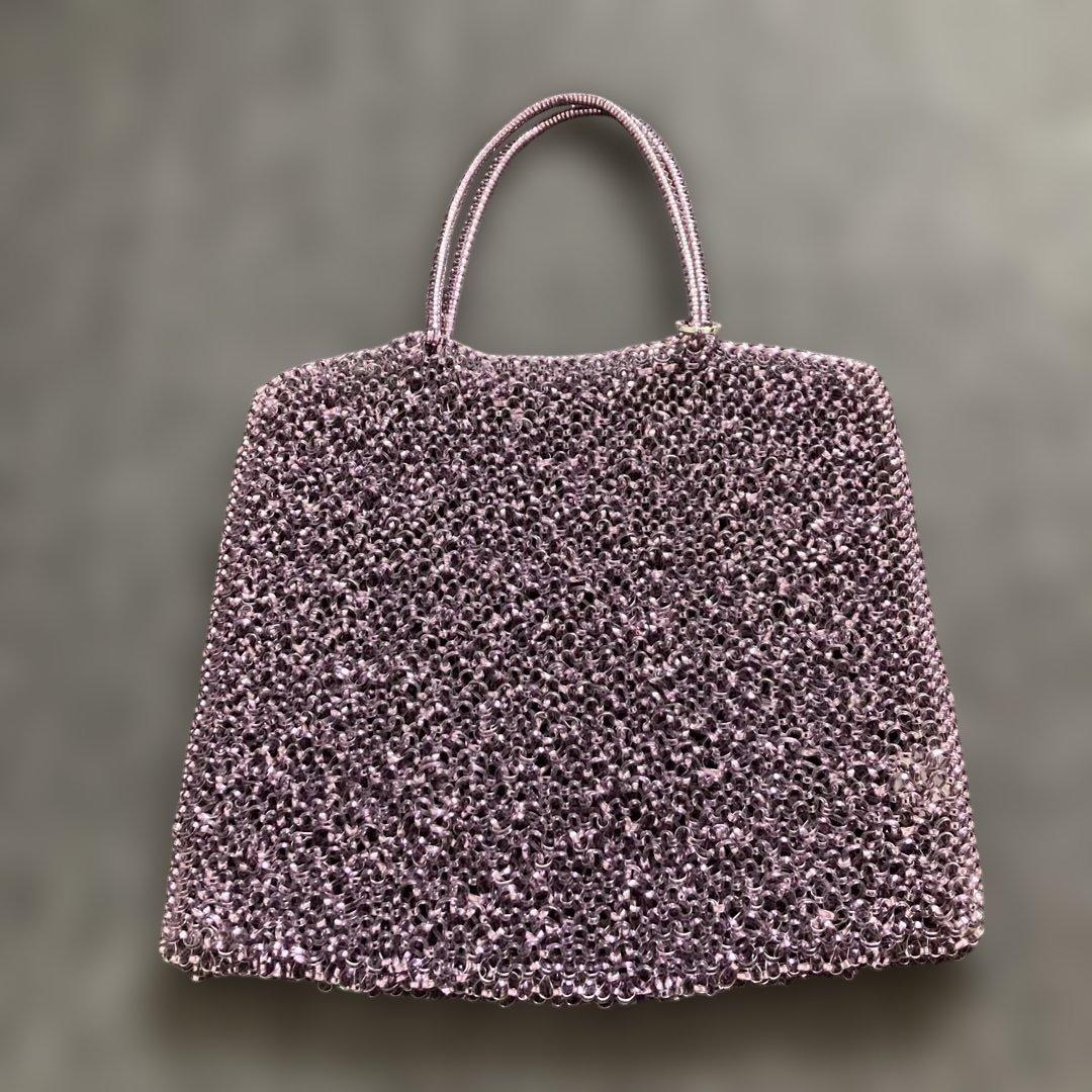 アンテプリマワイヤーバック　パープル ANTEPRIMA（アンテプリマ） ワイヤーバッグ ハンドバッグ 肩掛け PVC