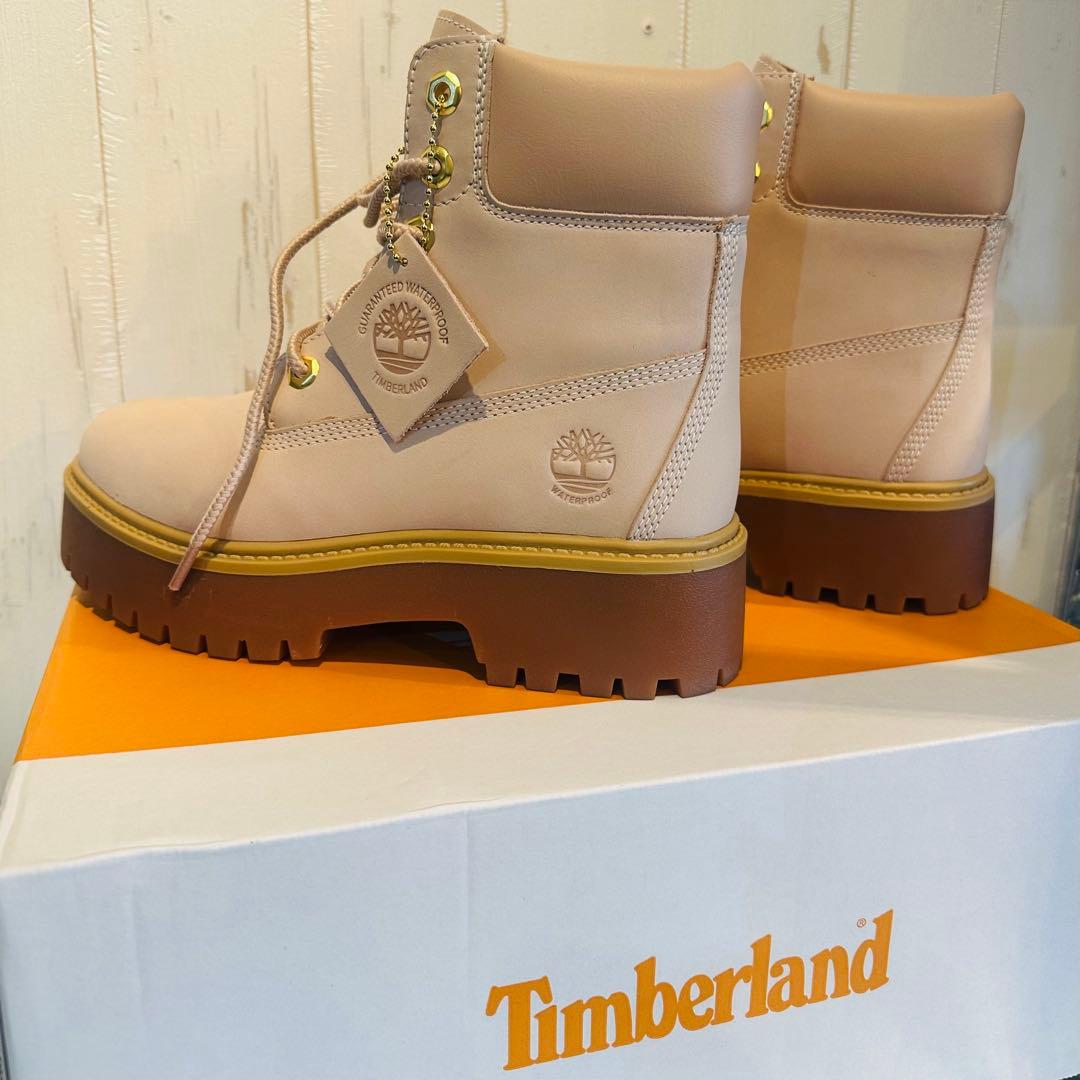 Timberland 6インチブーツ RUGBY TANピンクベージュ Timberland（ティンバーランド） ブーツ 6インチ プレミアム