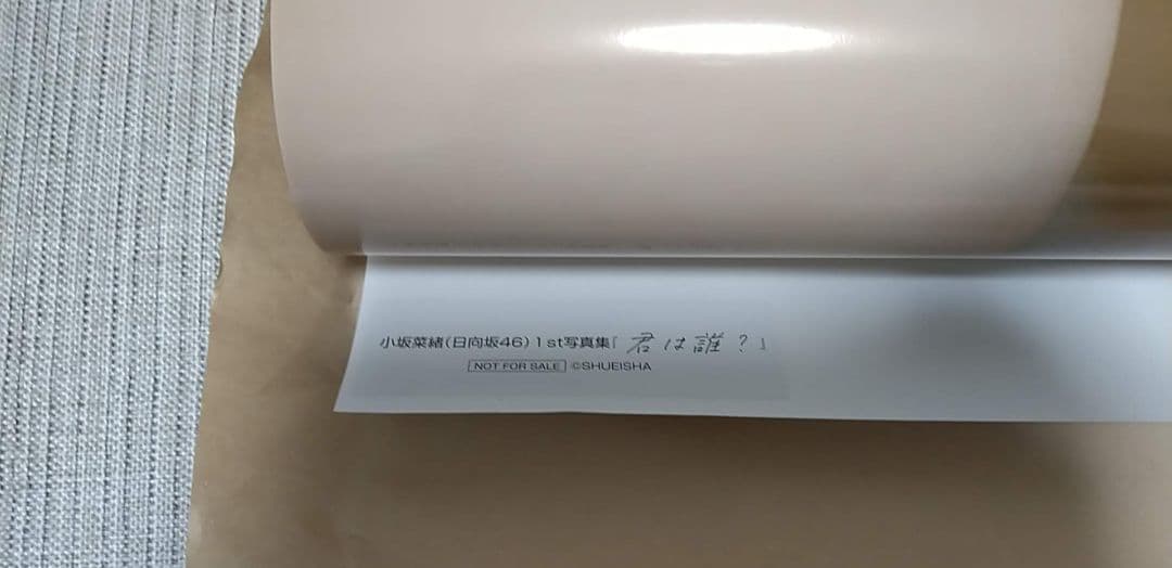 日向坂46 小坂菜緒 『君は誰？』 世界に1枚だけ！ サイン入り超特大