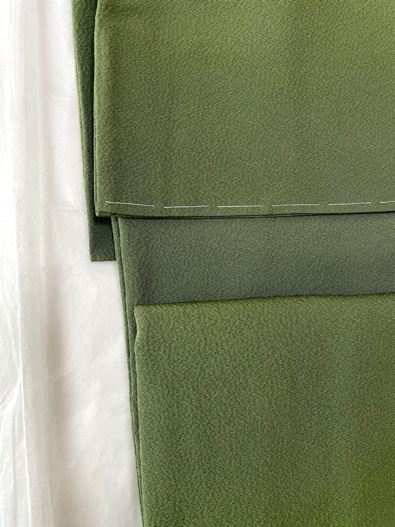 【しつけ付き未使用】裄長トールサイズ 色無地◇紋無し 正絹