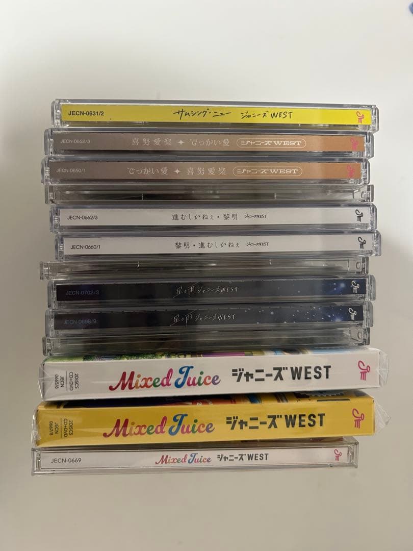 ジャニーズWEST アルバム シングル セット - メルカリ