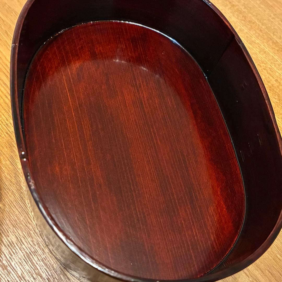 大人気⭐︎【新品】井川メンパ 望月 栄一作 静岡県指定郷土工芸品 楕円