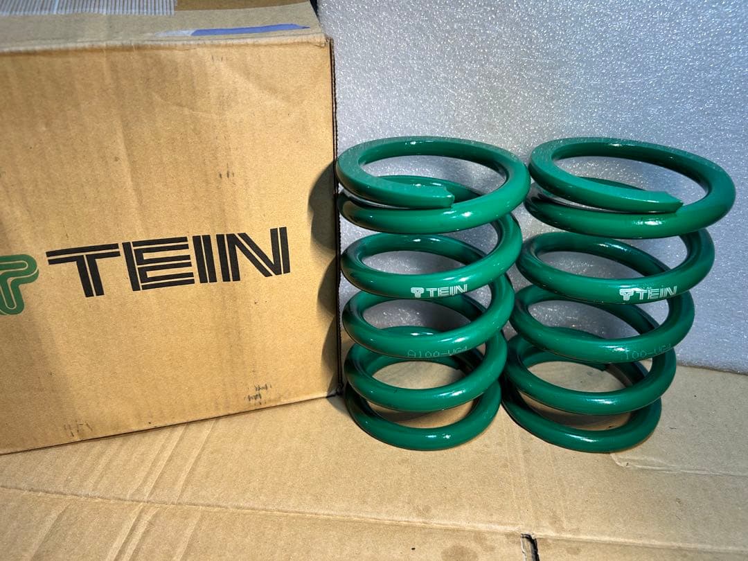 車高調スプリング TEIN ID70 150mm「キレイ」 ID70 H150mm 4K～20K MAQS 2本セット 車高調 直巻 直巻き スプリング