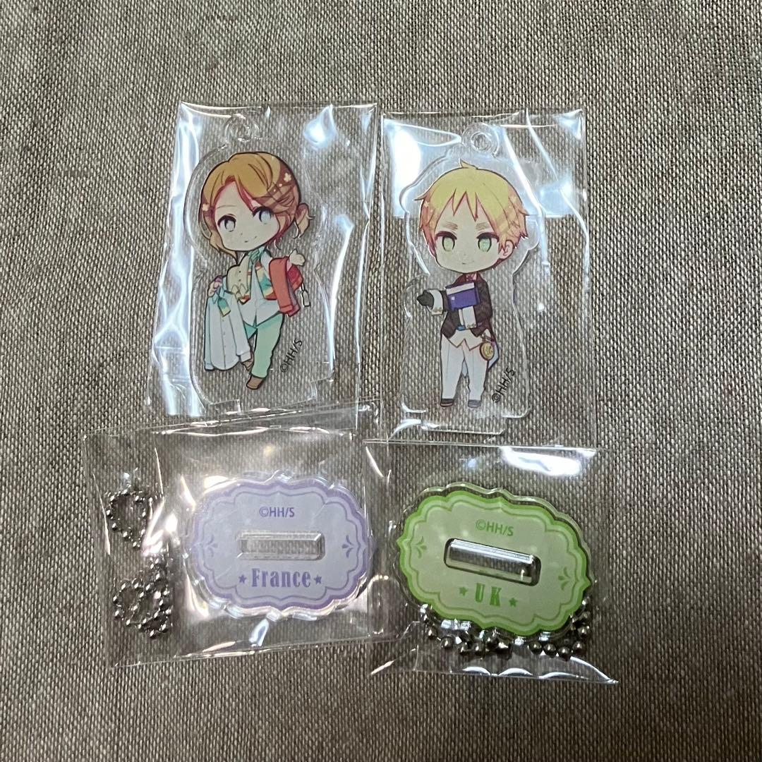 ヘタリア イギリス&フランス アクリルスタンド 原作絵 World☆Stars