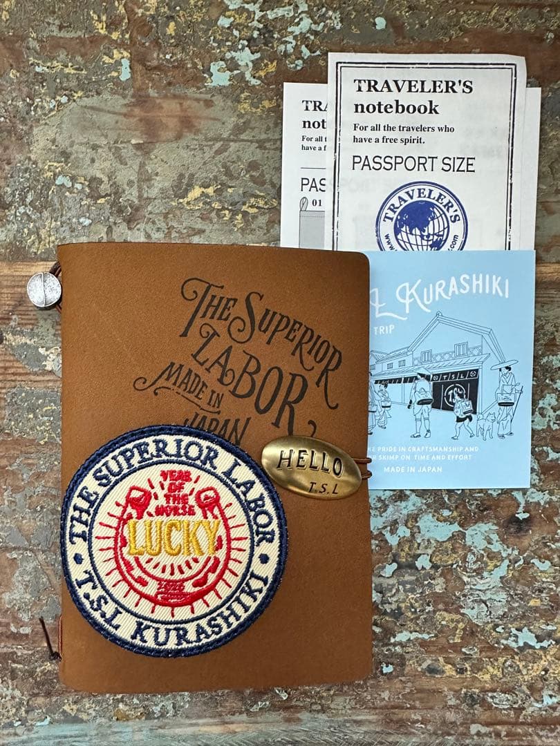 トラベラーズノート TSL倉敷 限定 パスポートサイズ キャメル - メルカリ