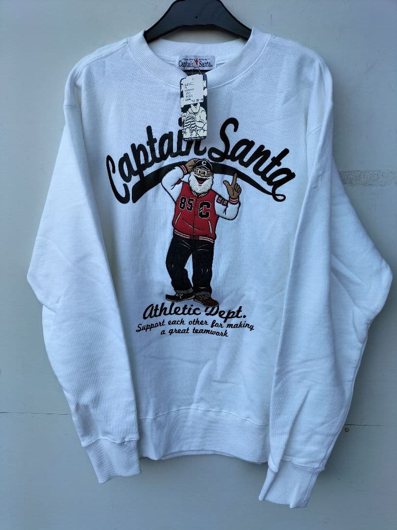 新品未使用品　キャプテンサンタ L スウェット 刺繍　スタジャン Yahoo!オークション -「キャプテンサンタ スタジャン」(キャプテン