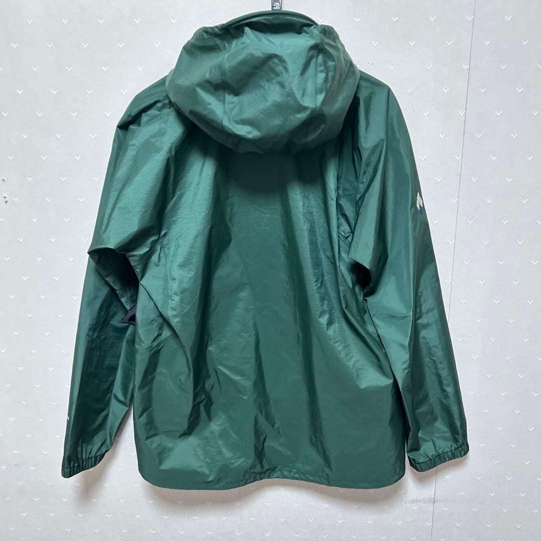 モンベル レインダンサージャケット M グリーンスタッフバッグ付き1128618