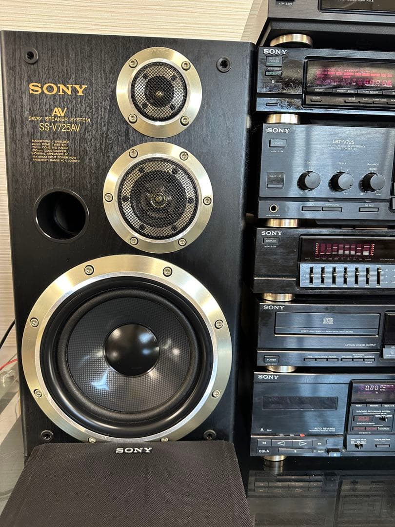 内蔵BT付きSONY システムコンポ LBT-V725完動品全てメンテナンス済み