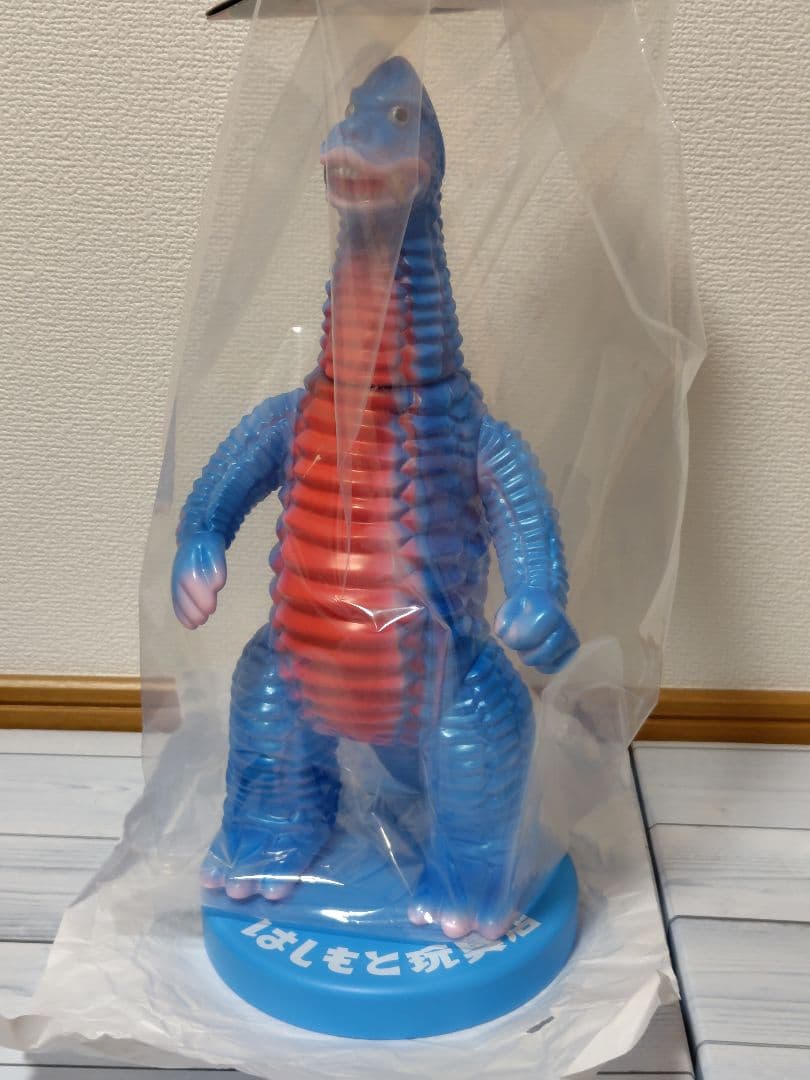 （台座付）マルサン　レッドキング450 アボラス二期ver.　ソフビ はしもと玩具店限定！マルサン「レッドキング450」が「アボラス