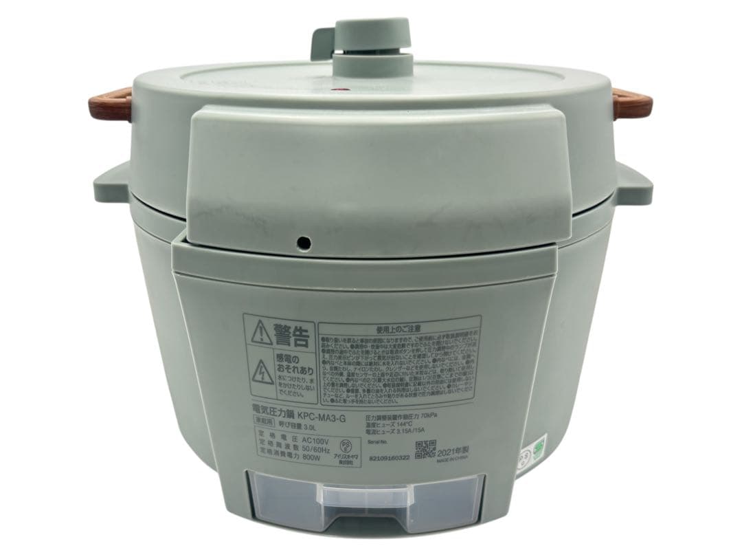 アイリスオーヤマ　電気圧力鍋 KPC-MA3-G 3.0L 2021年製