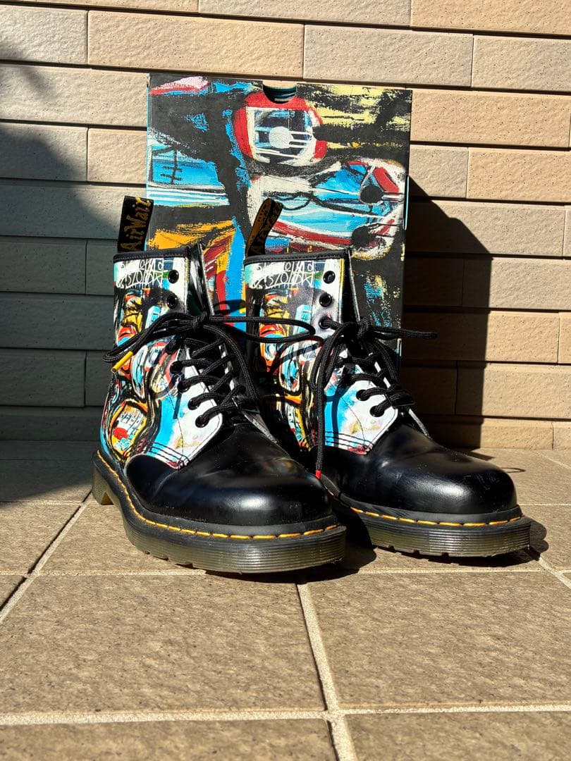 Dr.Martens/1460 Basquiat II ブラック・マルチカラー - 靴安い 通販