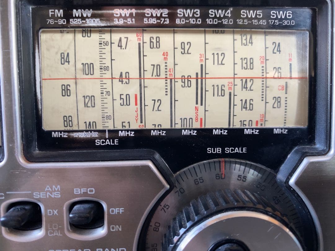 National Panasonic COUGAR RF-101 BCLラジオ - メルカリ