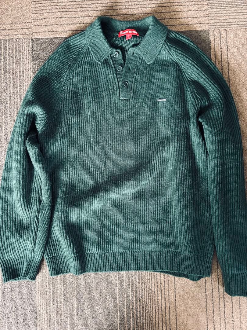 トップス 24FW Supreme small box polo sweater M Supreme（シュプリーム） セーター ポロ ニット small Box Polo