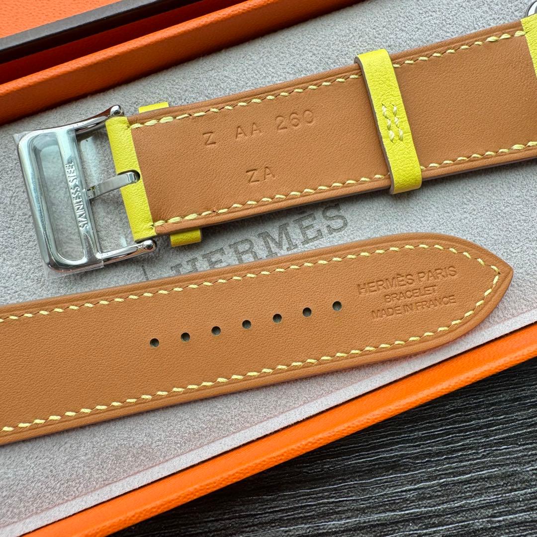 2592 未使用 Apple Watch エルメス イエロー ライム レザー - メルカリ