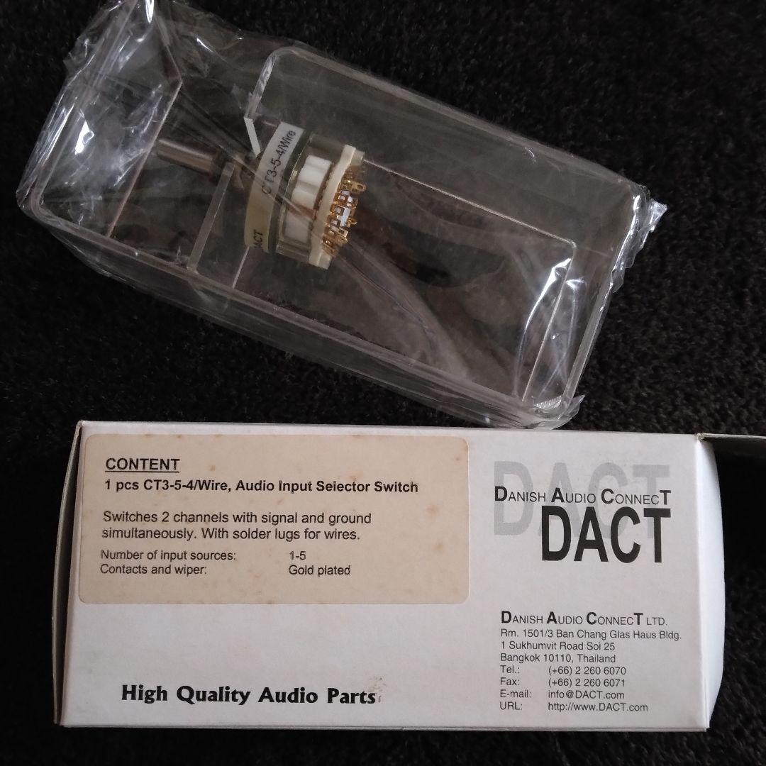 DACT CT3-5-4/Wire オーディオインプットセレクタスイッチ 良品