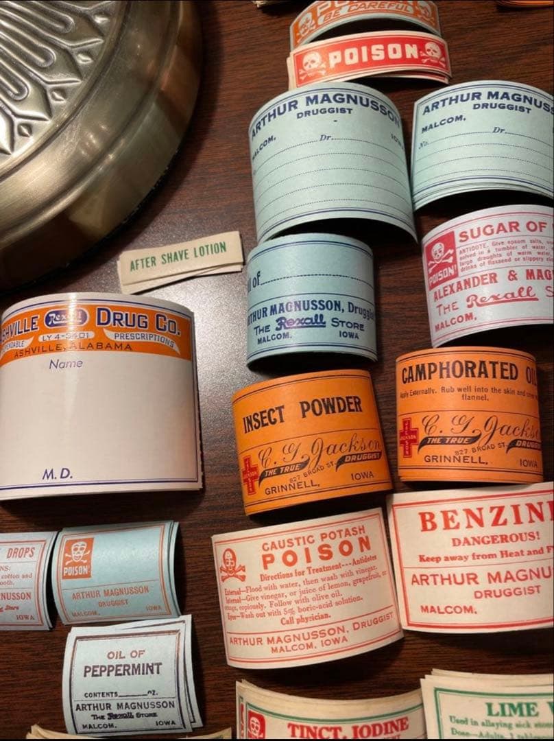 海外 ファーマシーラベル 50種各1枚 50枚✖️2 - メルカリ