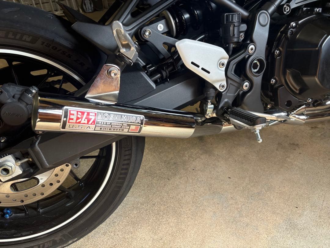 Z900RS ショート管 マフラー 60パイ メッキ 集合管 ほぼ新品 プレイマンズ・コレクション Z900RS ショート管 メッキ KAWASAKI