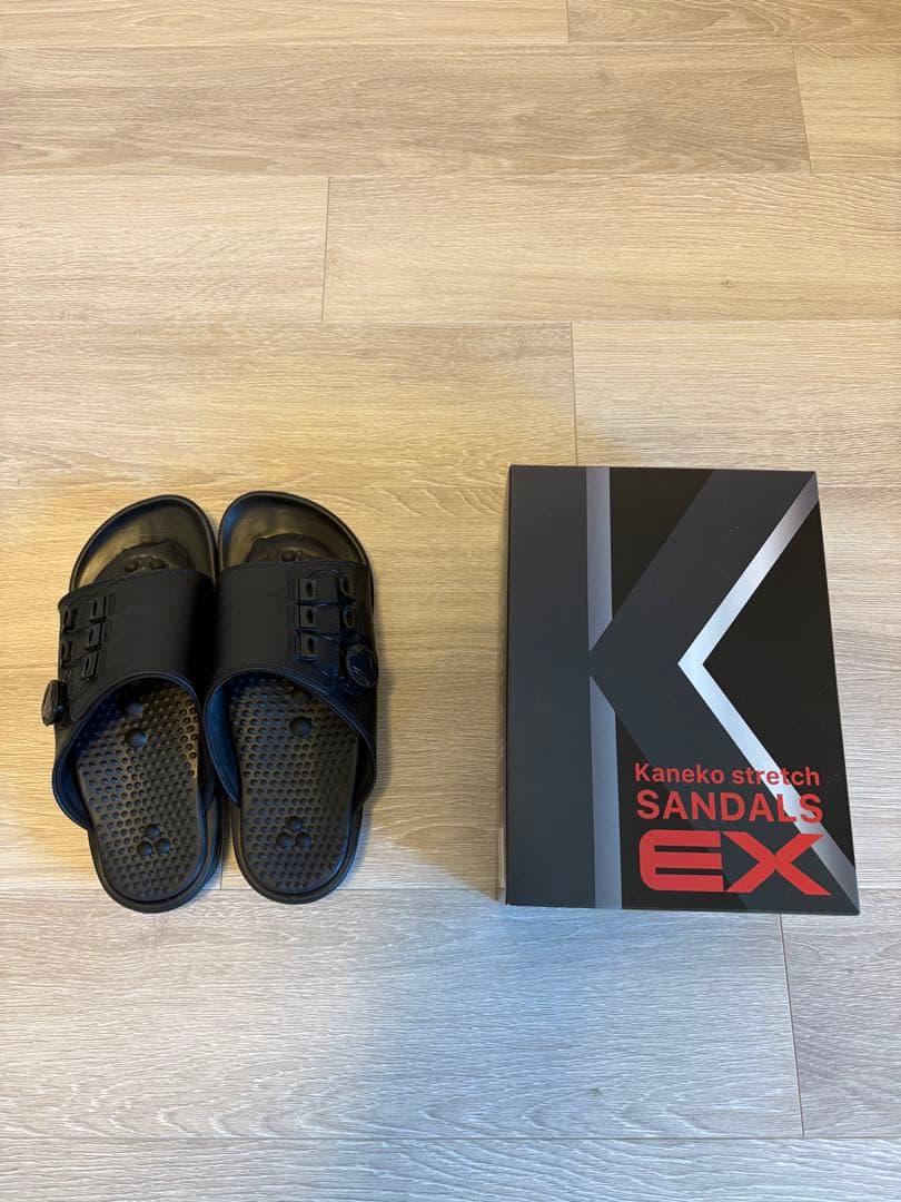 兼子ただし監修 ストレッチサンダルEX ブラック 兼子ただし監修 ストレッチサンダル 通販 - ディノス