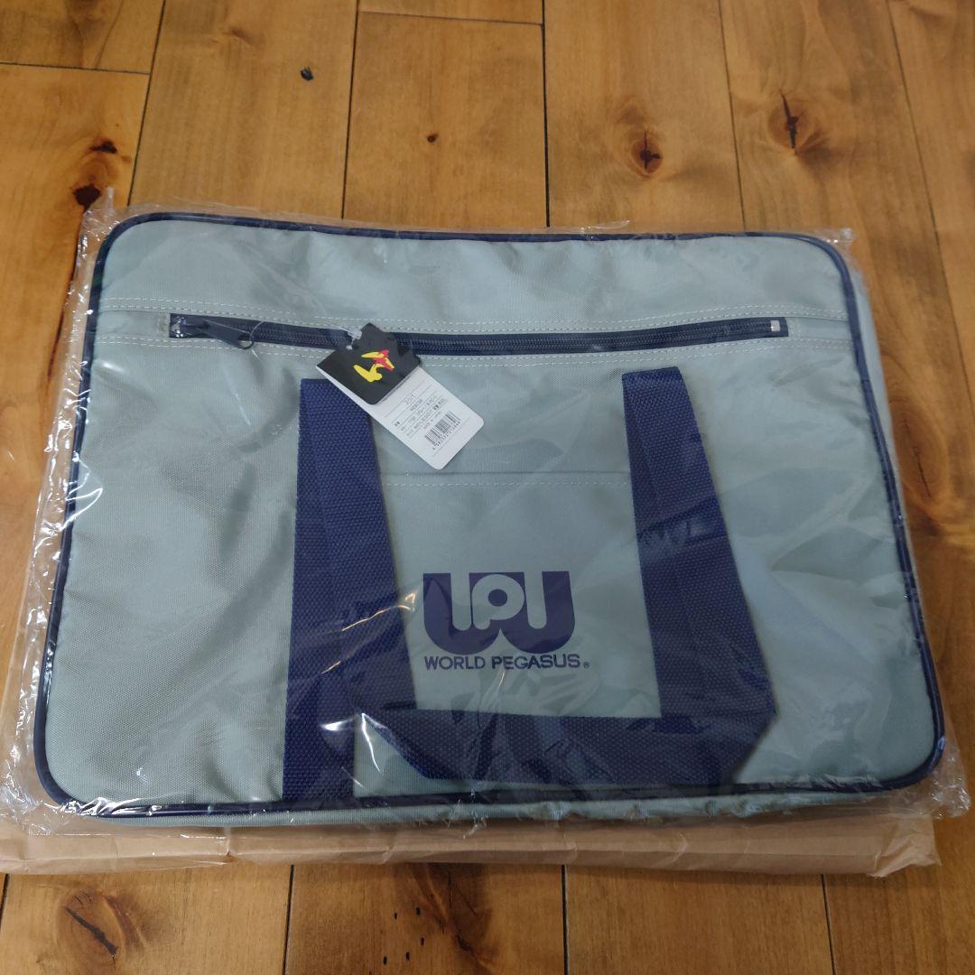 なの様専用】ワッペ WORLD PEGASUS スクールバッグ スクバ グレー