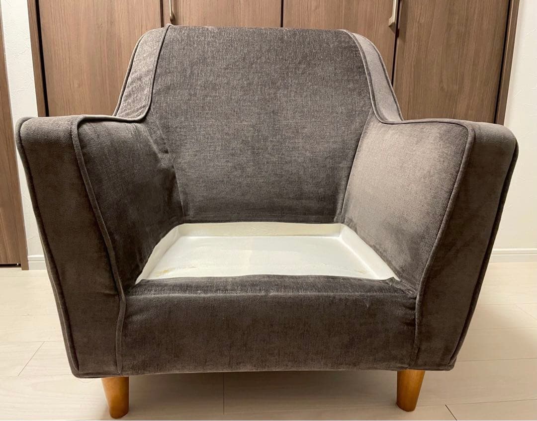 NOCE ノーチェ ベルベットシングルソファTD1914 1人掛け - メルカリ